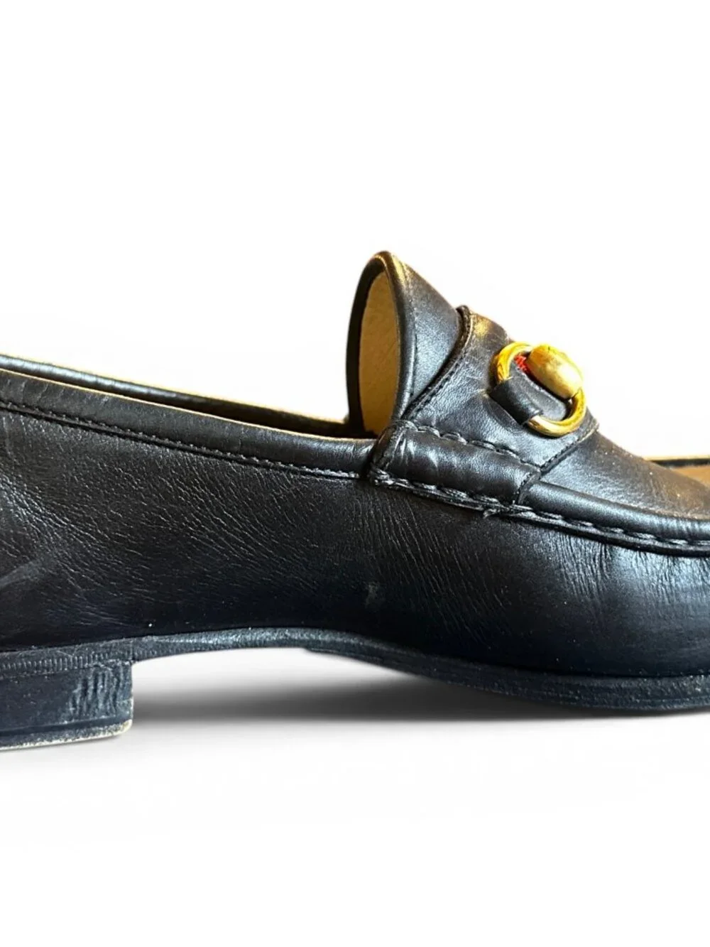 Gucci Black Leather Horsebit Loafers 10.5 D-Men’s Size 110 0010/2